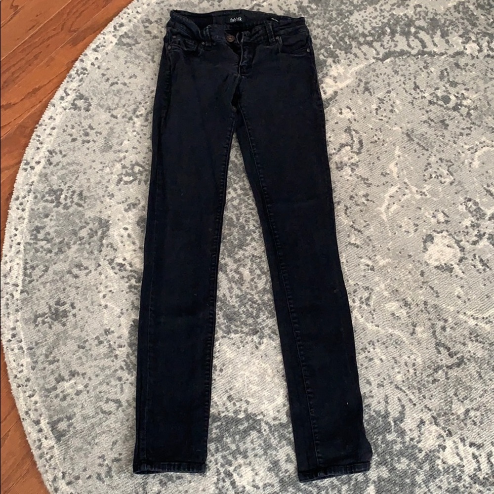 Black denim
